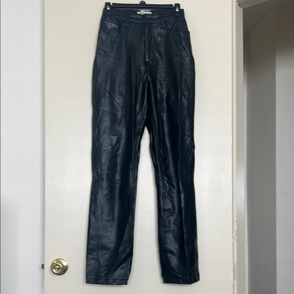 Black Leather Pants